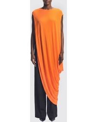 Tom Ford - Asymmetric Viscose Top - Lyst