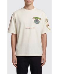 Amiri - Cotton T-Shirt With Vintage Graphic Print And Contrasting Logo - Lyst