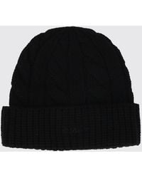 MC2 Saint Barth - Ribbed Pure Wool Cuffed Beanie With Embroidered Logo - Lyst