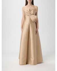 Alberta Ferretti - Mikado Evening Dress - Lyst