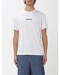 Jil Sander - Cotton T-Shirt With Logo - Lyst