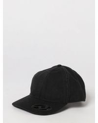 DIESEL - C-Plak Baseballkappe Von Aus Baumwolltwill Mit Oval-D-Logo - Lyst