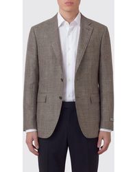 Canali - Single-Breasted Wool And Silk Blazer - Lyst