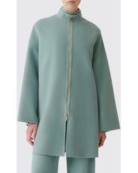 Fabiana Filippi - Knee-Length Single-Breasted Coat - Lyst