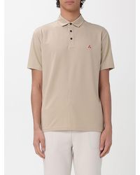 Peuterey - Cotton And Silk Blend Polo Shirt - Lyst