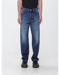 DIESEL - 2024 D-Macs Mid-Rise Straight Jeans - Lyst