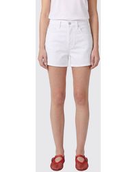 Agolde - Cotton Denim Shorts - Lyst