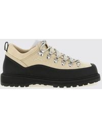 Diemme - Roccia Suede And Canvas Hiking Boots With Lug Sole - Lyst