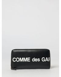 Comme des Garçons - Leather Wallet With Printed Logo - Lyst