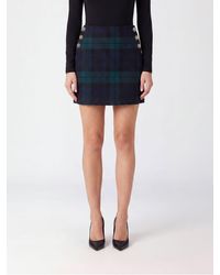 Liu Jo - High-Waisted Tartan Wool Blend Pencil Mini Skirt By - Lyst