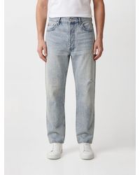 AURALEE - Straight-Leg Five-Pocket Cotton Denim Jeans - Lyst