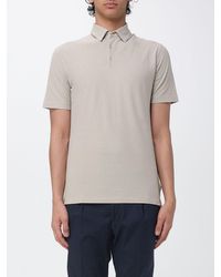 Zanone - Basic Cotton Polo Shirt - Lyst