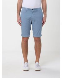 Mason's - Slim Fit Stretch Cotton Shorts - Lyst