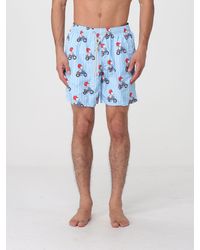 MC2 Saint Barth - Graphic Print Polyester Swim Shorts - Lyst