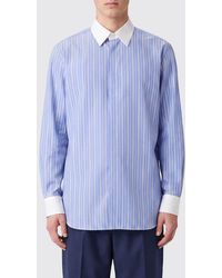 Tom Ford - Striped Pure Silk Shirt With Concealed Buttoning - Lyst