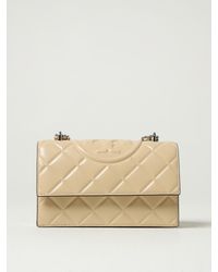 Tory Burch - Fleming Matelassé Grain Leather Bag - Lyst