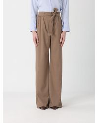 Max Mara - Virgin Wool Palazzo Trousers - Lyst
