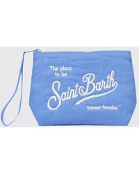 MC2 Saint Barth - Aline Linen Pochette - Lyst
