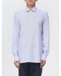 Luigi Borrelli Napoli - Classic Striped Cotton Shirt - Lyst