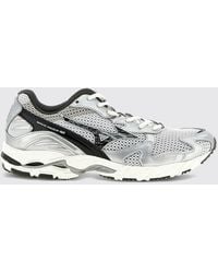 Mizuno - Wave Rider 10 Mesh Trainers With Laminated Inserts And Logo - Lyst