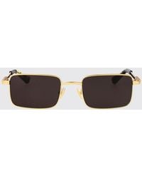 Bottega Veneta - Bv1469S Metal And Acetate Sunglasses - Lyst