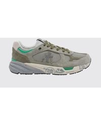 Premiata - Mase Suede And Mesh Sneakers - Lyst