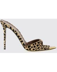 Giuseppe Zanotti - Intriigo Savage Animalier Pony Hair Mules With Crystals - Lyst