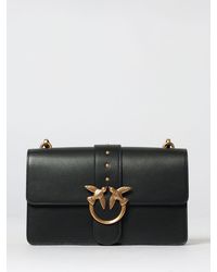 Pinko - Love One Classic Leather Bag - Lyst