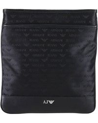 armani jeans bag black
