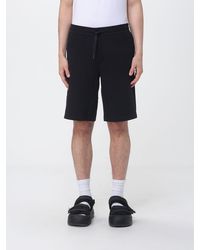 ARMANI EXCHANGE - Cotton Blend Jogging Shorts - Lyst