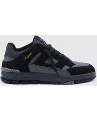 Axel Arigato - Area Lo Bicolour Leather And Suede Sneakers With Laminated Logo - Lyst