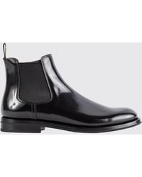 Church's - Bottines Monmouth En Cuir De Veau Poli Noir Boot - Lyst