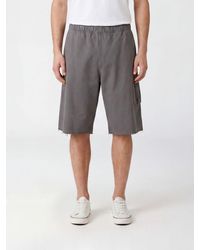 MM6 by Maison Margiela - Knee-Length Cotton Cargo Shorts With Elasticated Waist - Lyst