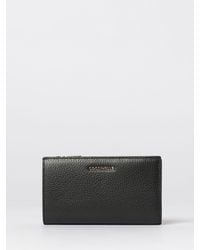Coccinelle - Metallic Soft Hammered Leather Wallet - Lyst