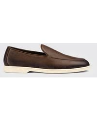 Doucal's - Grain Leather Loafer - Lyst