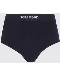 Tom Ford - High-Waisted Modal And Elastane Culotte Briefs With Jacquard Logo - Lyst