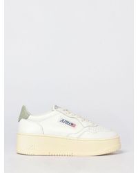 Autry - Medalist Platform Low Leather Sneakers - Lyst