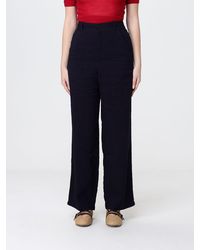 Barena - Wide-Leg Linen Blend Trousers - Lyst