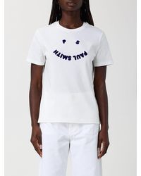 Paul Smith - Organic Cotton Top With Logo - Lyst