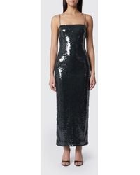 ROTATE BIRGER CHRISTENSEN - Sequin-Embellished Recycled Polyester Midi Dress With Square Neck - Lyst