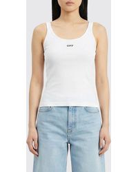 Off-White c/o Virgil Abloh - Basic Cotton Tank Top - Lyst