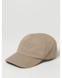 Prada - Cappello da baseball Triangle Logo - Lyst