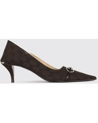 Gucci - Vittoria Monogram Gg Jacquard Fabric Pumps With Horsebit Detail - Lyst