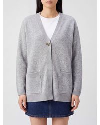 Fabiana Filippi - Pure Cashmere Cardigan With Knot Charm And Patch Pockets - Lyst