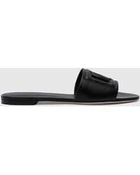 Dolce & Gabbana - Dolce &Amp Gabbana Dg Leather Sandals - Lyst
