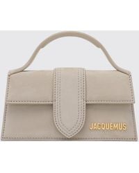 Jacquemus - Bambino Suede Leather Mini Handbag With Removable Shoulder Strap - Lyst