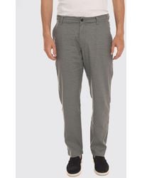 BOSS - Straight-Leg Linen Blend Trousers With Drawstring And Elasticated Waist - Lyst