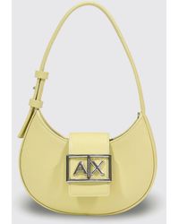 ARMANI EXCHANGE - Hobo Shoulder Bag With Metal Logo - Lyst
