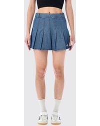 adidas Originals - Cotton Mini Skirt - Lyst