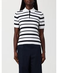 Max Mara - Cotton Knit Polo Shirt - Lyst